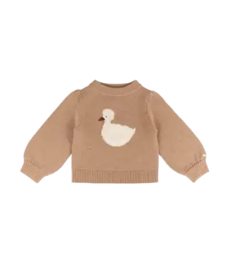 Donsje Donsje Denna Merino Wool Sweater | Duck | Hazelnut