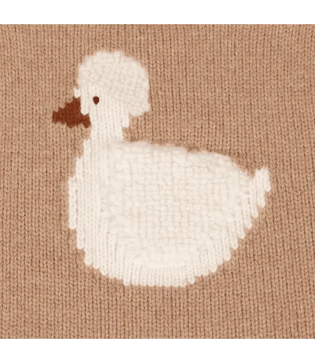 Donsje Denna Merino Wool Sweater | Duck | Hazelnut