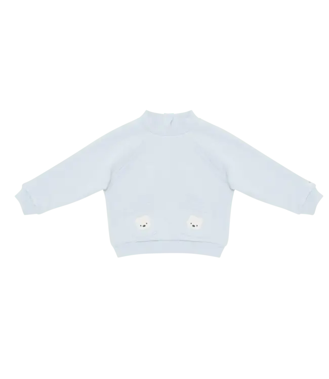 Donsje Foppe Sweater | Polar Bears | Ice Blue