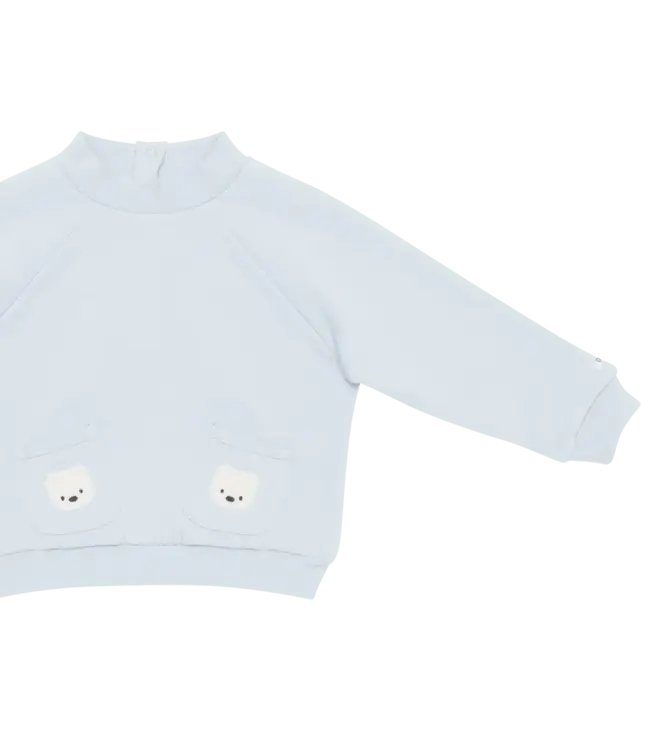 Donsje Foppe Sweater | Polar Bears | Ice Blue