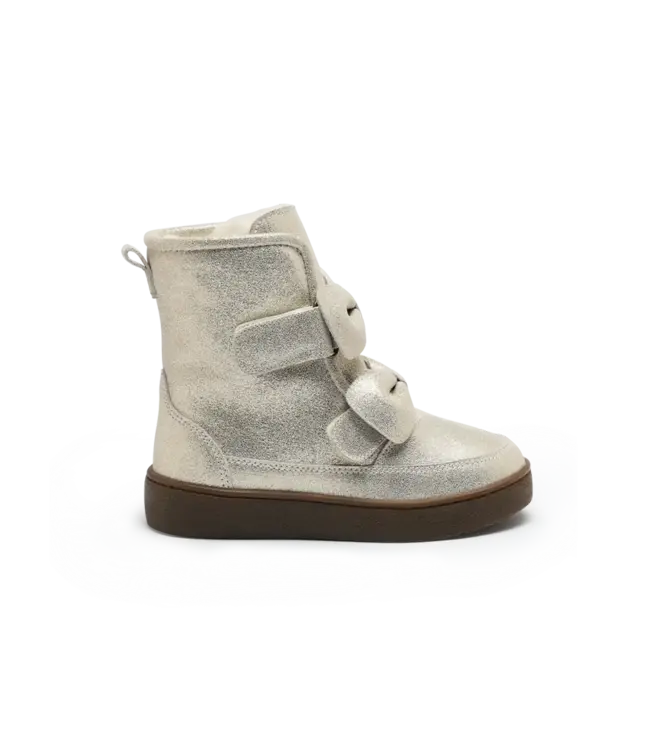 Donsje Isa Exclusive Boots | Silver Metallic Leather