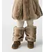 Donsje Isabelle Skirt | Soft Taupe Striped Teddy