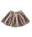 Donsje Isabelle Skirt | Soft Taupe Striped Teddy
