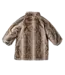 Donsje Mila Jacket | Soft Taupe Striped Teddy