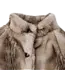 Donsje Mila Jacket | Soft Taupe Striped Teddy