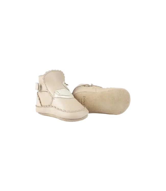 Donsje Niv Booties | Swan | Powder Metallic Nubuck