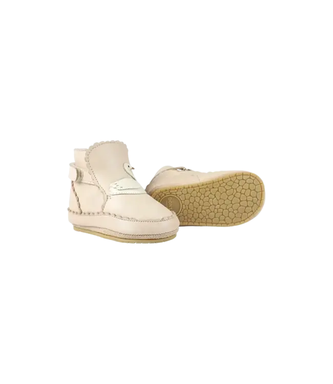 Donsje Niv Booties | Swan | Powder Metallic Nubuck