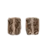 Donsje Widya Leg Warmers | Soft Taupe Striped Teddy