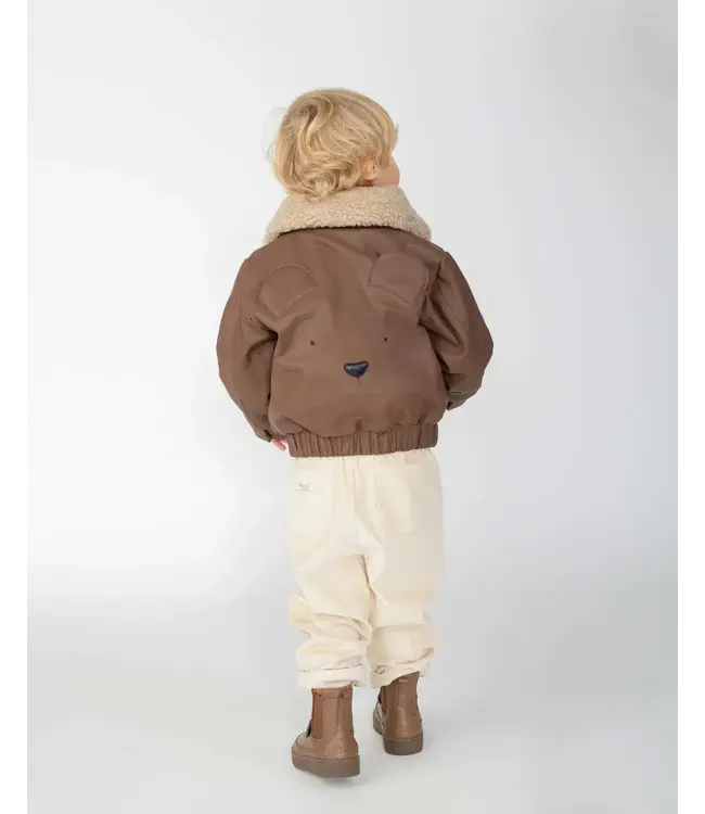 Donsje Yuki Leather Jacket | Bear | Cognac Leather