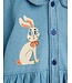 Mini Rodini LW denim rabbit sp woven dress | Blue
