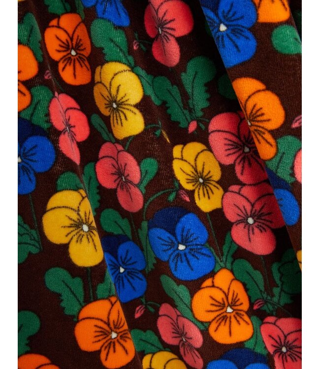 Mini Rodini Violas aop velour dress | Multi