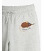Mini Rodini Elephant shrew emb sweatpants | Grey Melange