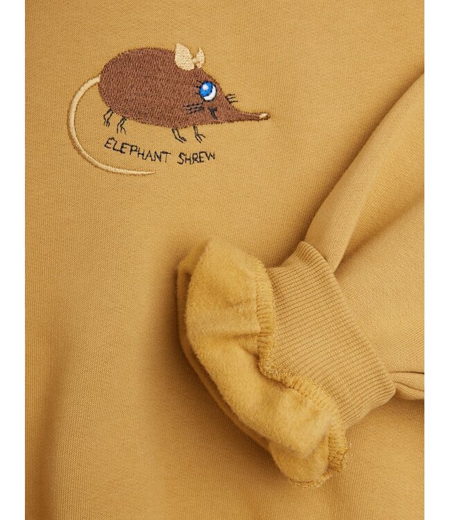 Mini Rodini Elephant shrew emb sweatshirt | Beige