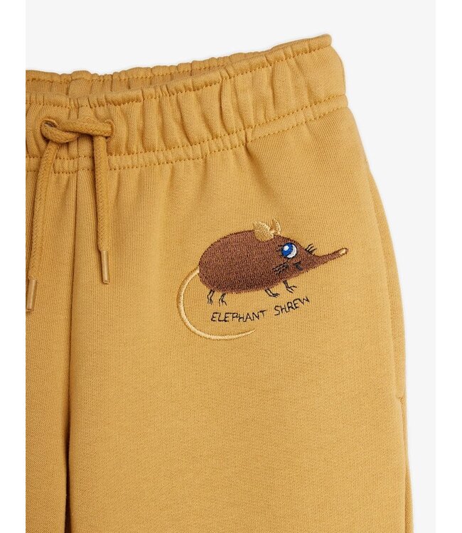 Mini Rodini Elephant shrew emb sweatpants | Beige