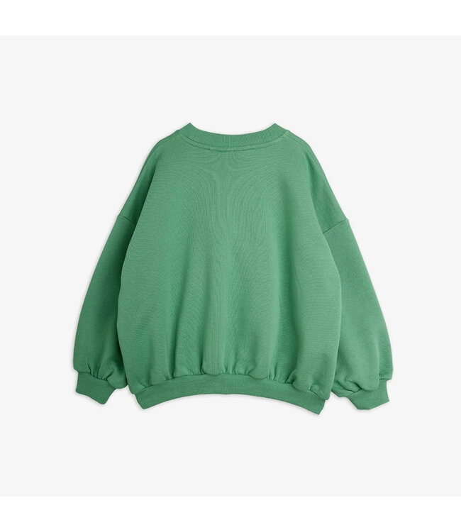 Mini Rodini Elephant shrew chenille sweatshirt | Green