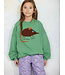 Mini Rodini Elephant shrew chenille sweatshirt | Green