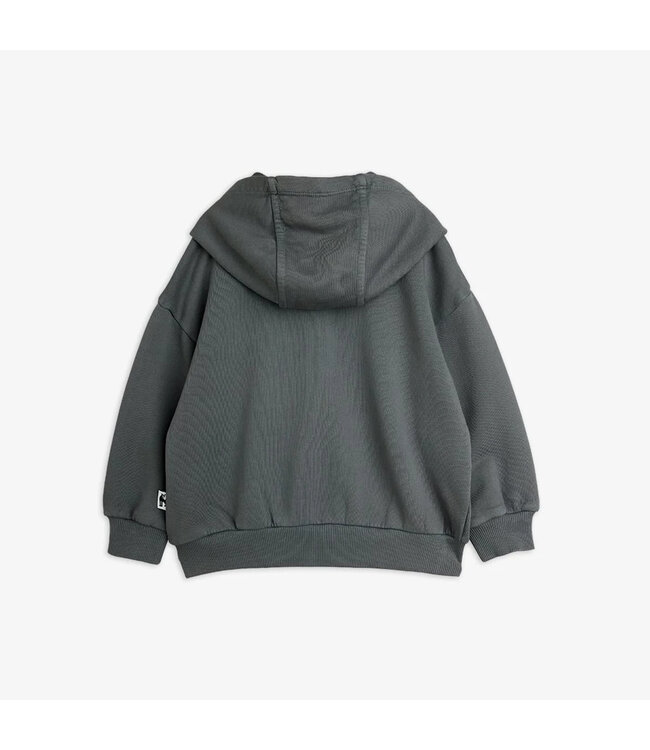 Mini Rodini M.Rodini field notes emb hoodie | Grey