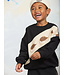Mini Rodini Elephant shrew panel sweatshirt | Black