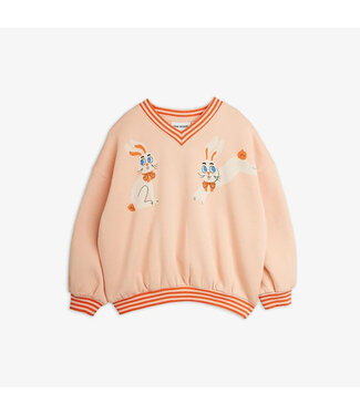 Mini Rodini Mini Rodini Rabbits sp sweatshirt | Pink