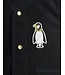 Mini Rodini Penguin patch microfleece vest | Black