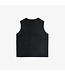 Mini Rodini Penguin patch microfleece vest | Black