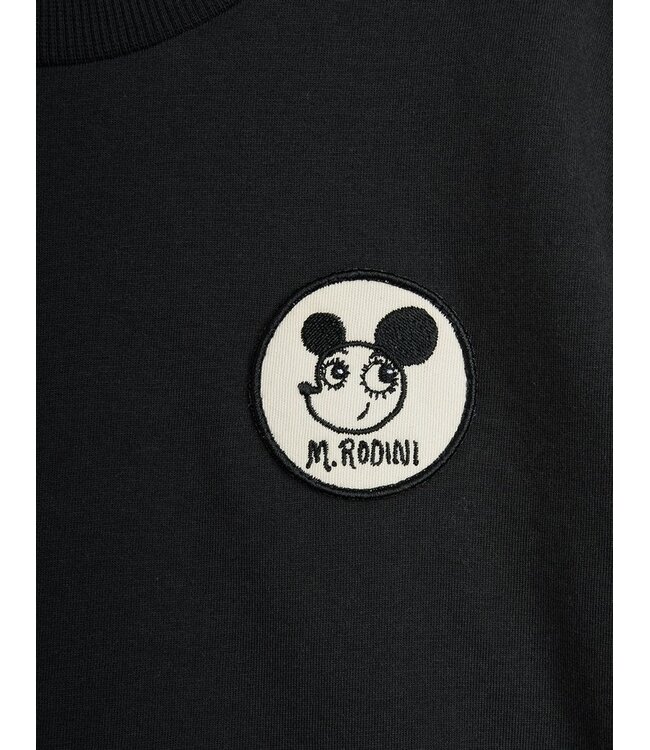 Mini Rodini Ritzratz patch ss tee | Black