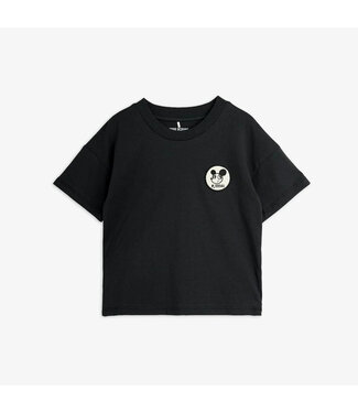 Mini Rodini Mini Rodini Ritzratz patch ss tee | Black