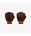 Faux fur mittens | Brown