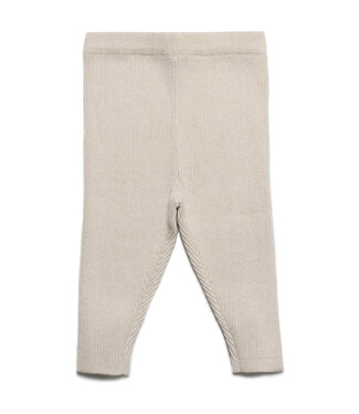 Puri Legging Rippenstrick Natur