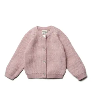 Puri Cardigan Perlfangstrick Blush