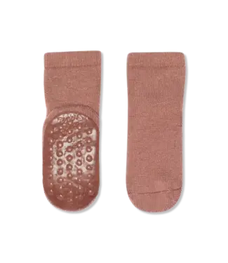Go Baby GO Wool Socks Anti/Slip - Woodrose