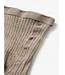 Cotton rib baby socks Light Brown Melange