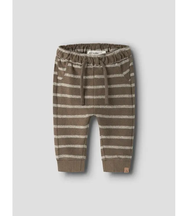 NBMOBY LOOSE PANT LIL Teak TURTLEDOVE