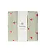 Swaddle Print Large Green Hearts