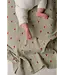 Swaddle Print Medium Green Hearts