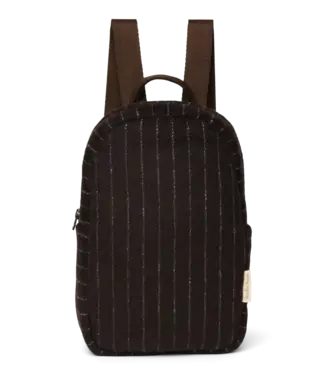 Studio Noos Flannel Chalkstripe Mini backpack brown