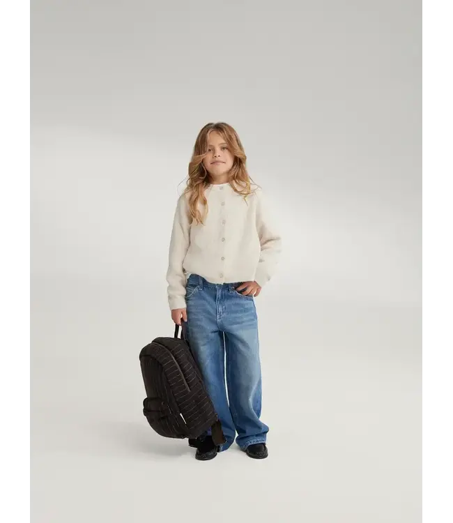 Flannel chalkstripe MIDI backpack