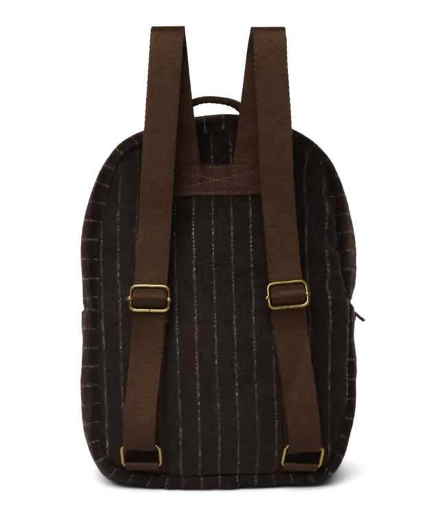 Flannel chalkstripe MIDI backpack