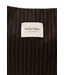 flannel chalkstripe Mom bag brown