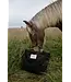 flannel chalkstripe Mom bag brown
