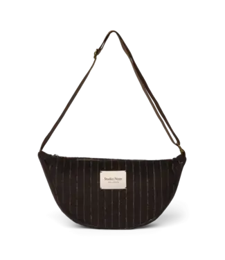 Studio Noos flannel chalkstripe adult fanny pack brown