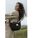 flannel chalkstripe adult fanny pack brown