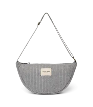 Studio Noos flannel chalkstripe adult fanny pack light grey
