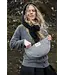 flannel chalkstripe adult fanny pack light grey
