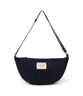 Studio Noos flannel chalkstripe adult fanny pack dark blue