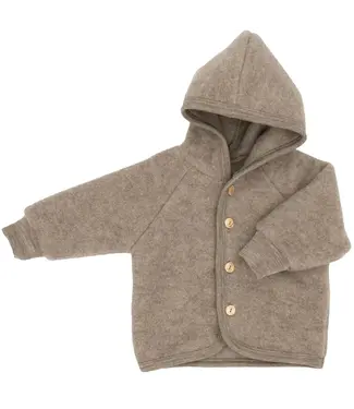Engel natur Jacket hooded Walnut