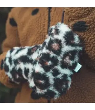 We are wovens Mittens Leopard 1-3 Y
