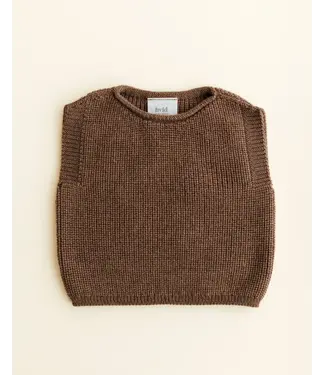 hvid Vest Harvey Baby Mocha 2-3 years