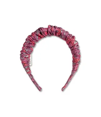 Petit Blush smocked headband Jaipur flower