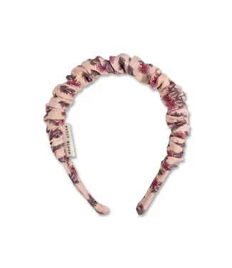 Petit Blush Smocked headband paisley flower
